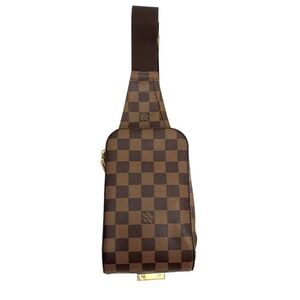 Louis Vuitton Crossbody Bag Brown Geronimos Damier